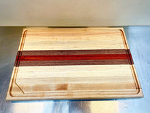 Load image into Gallery viewer, Exotic Hardwood Cutting Board with Groove